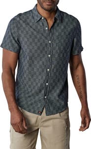 The Normal Brand Freshwater Short Sleeve Button-Up Shirt