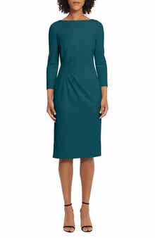 Scuba Knit Sheath Dress