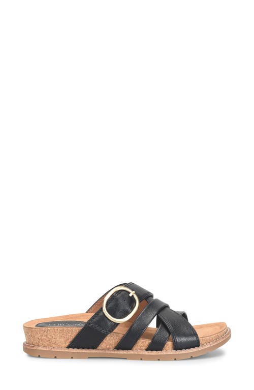 Eurosoft Georgette Slide Sandal In Black
