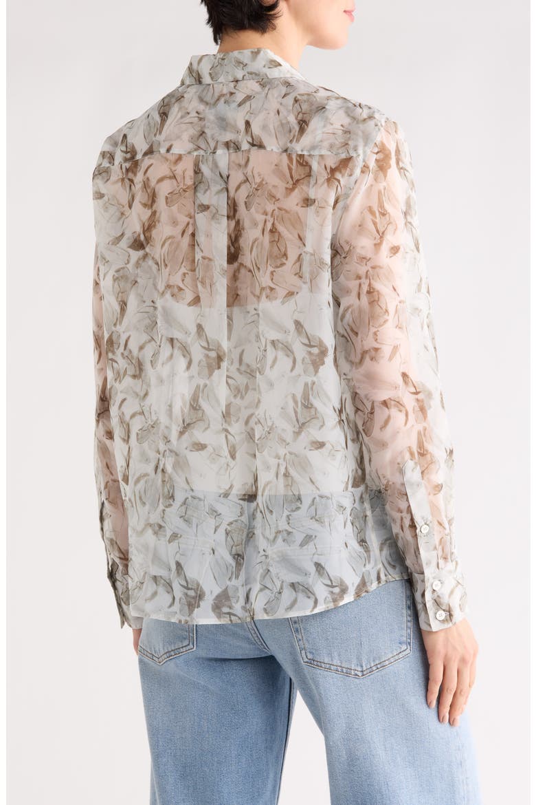 Sonica Button-Up Shirt, Alternate, color, WHITE FLORAL
