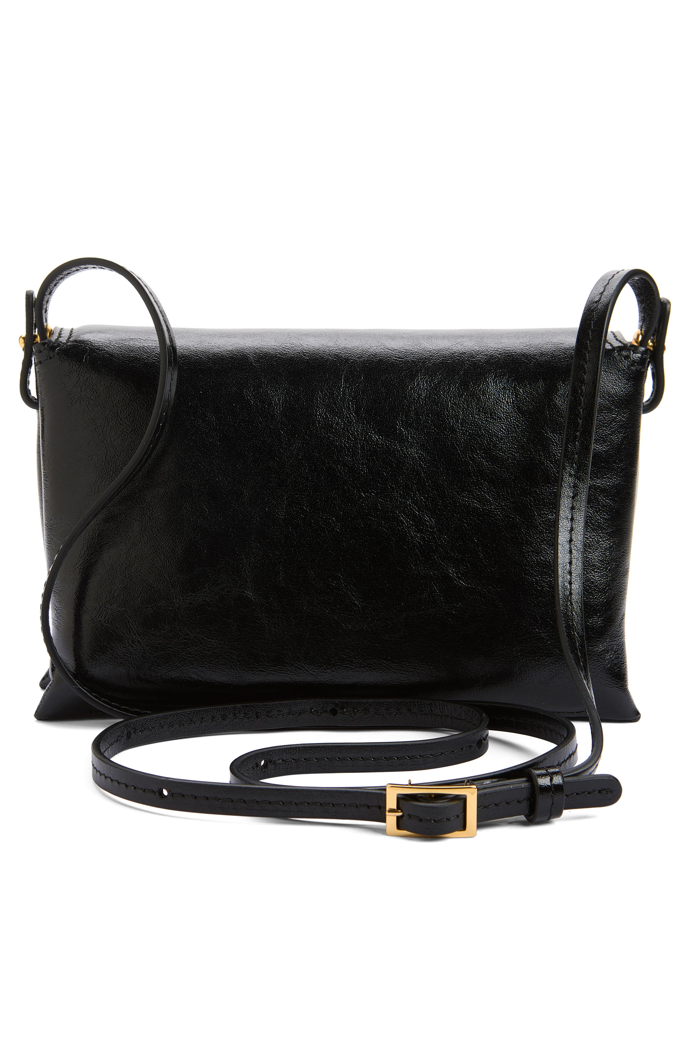 Ida Trio Leather Clutch, Alternate, color, BLACK GLAZE