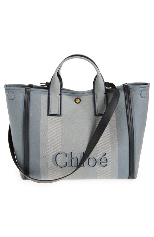 CHLOÉ CHLOÉ CARRY CANVAS JACQUARD TOTE 