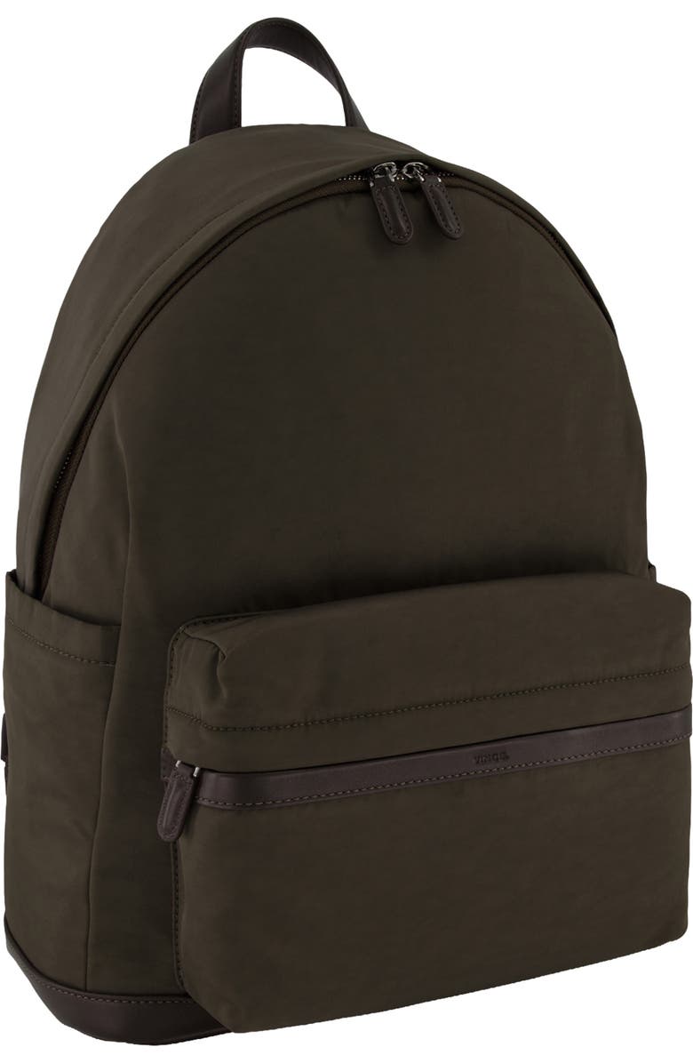 Vince Ventura Recycled Nylon Backpack, Alternate, color, Cacao Soft Nylon
