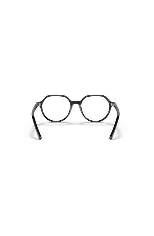 Ray Ban Ray-ban 47mm Square Optical Glasses In Black
