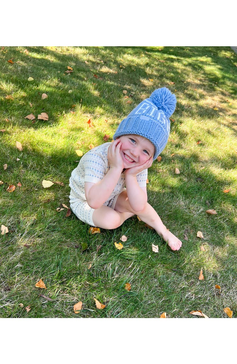 Bits & Bows Big Bro Bobble Hat, Alternate, color, Blue