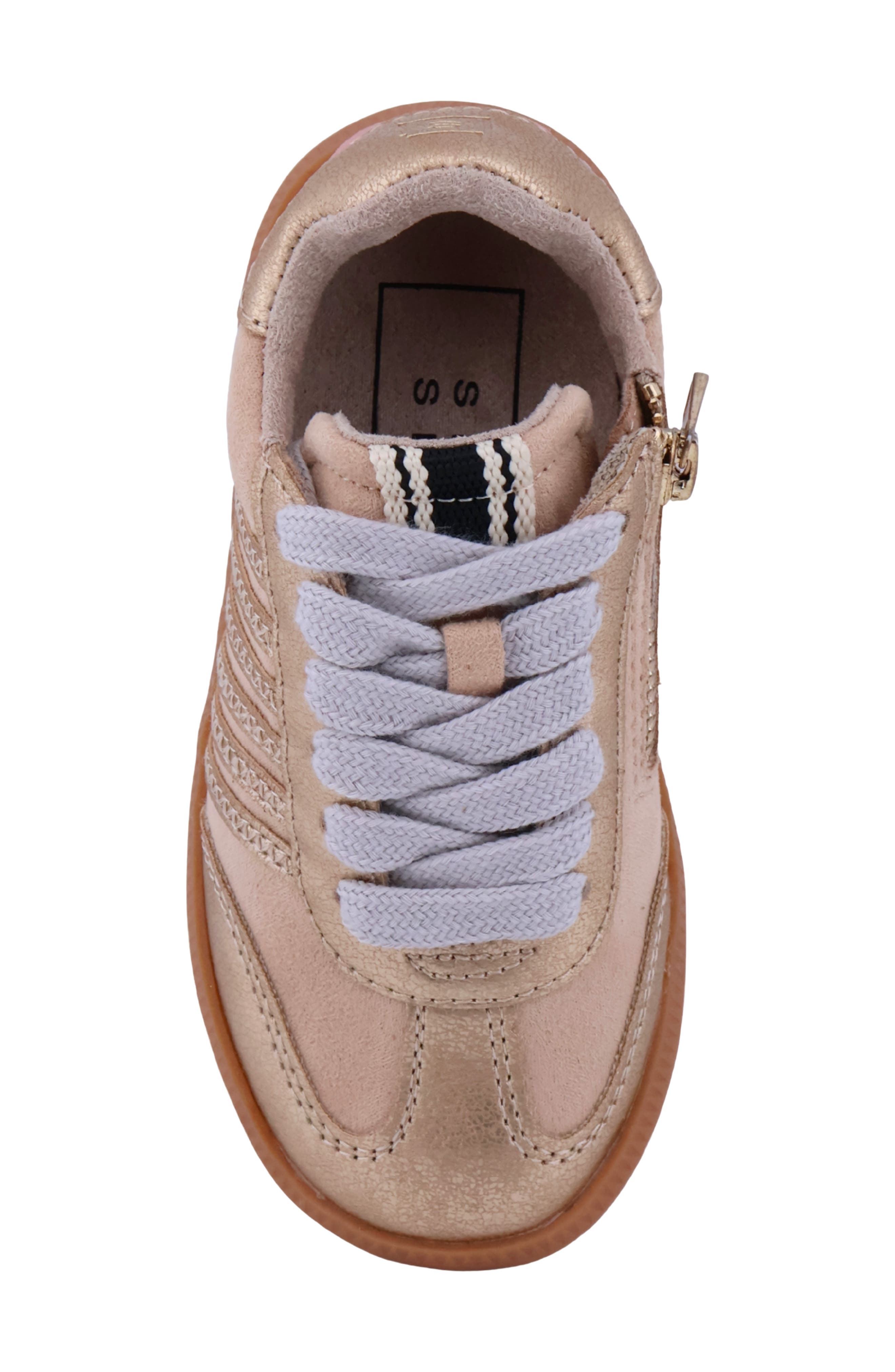Kids' Stevie Mini Sneaker, Alternate, color, BEIGE SUEDE