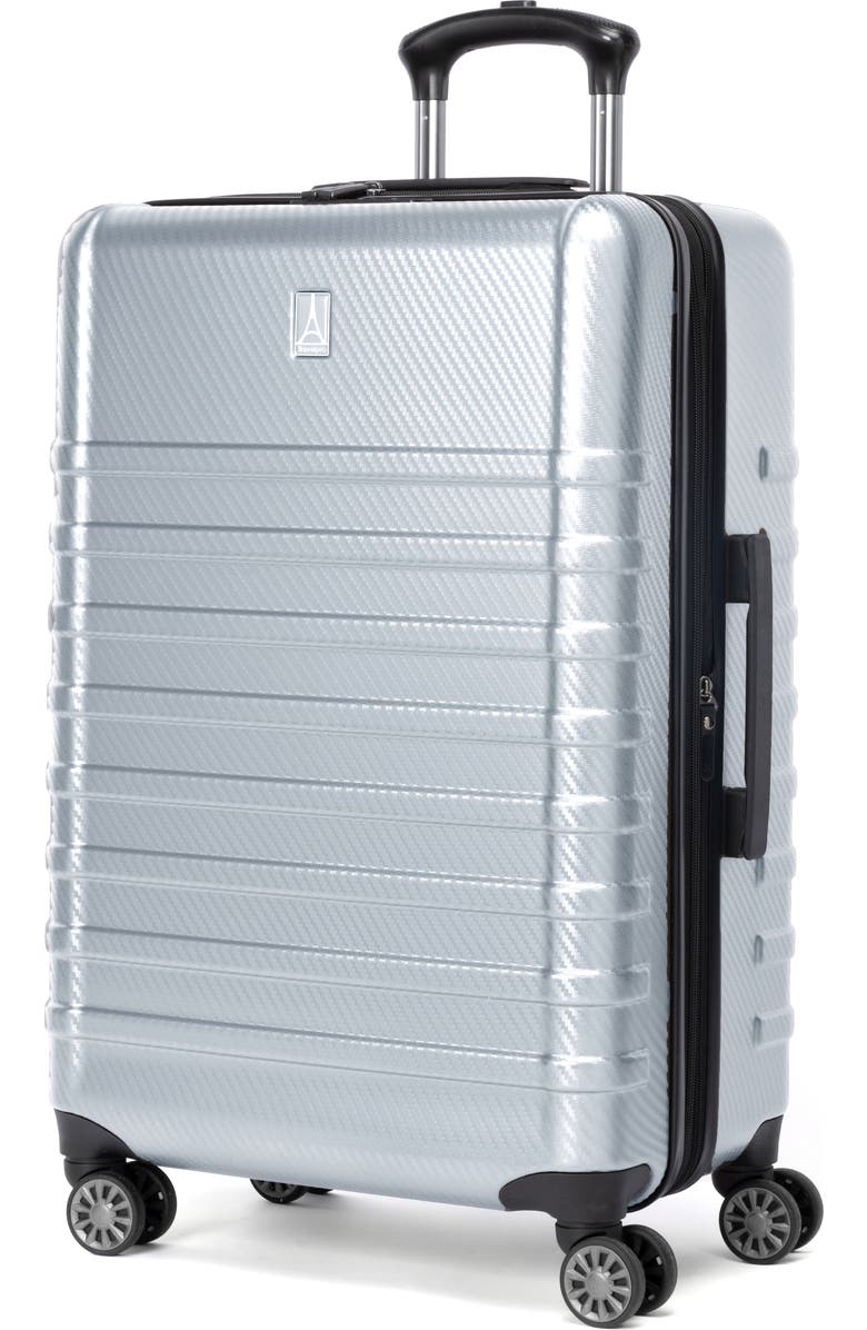TRAVELPRO Rollmaster<sup>™</sup> Lite 24-Inch Expandable Hardside Spinner Luggage, Alternate, color, Silver Carbon Fiber