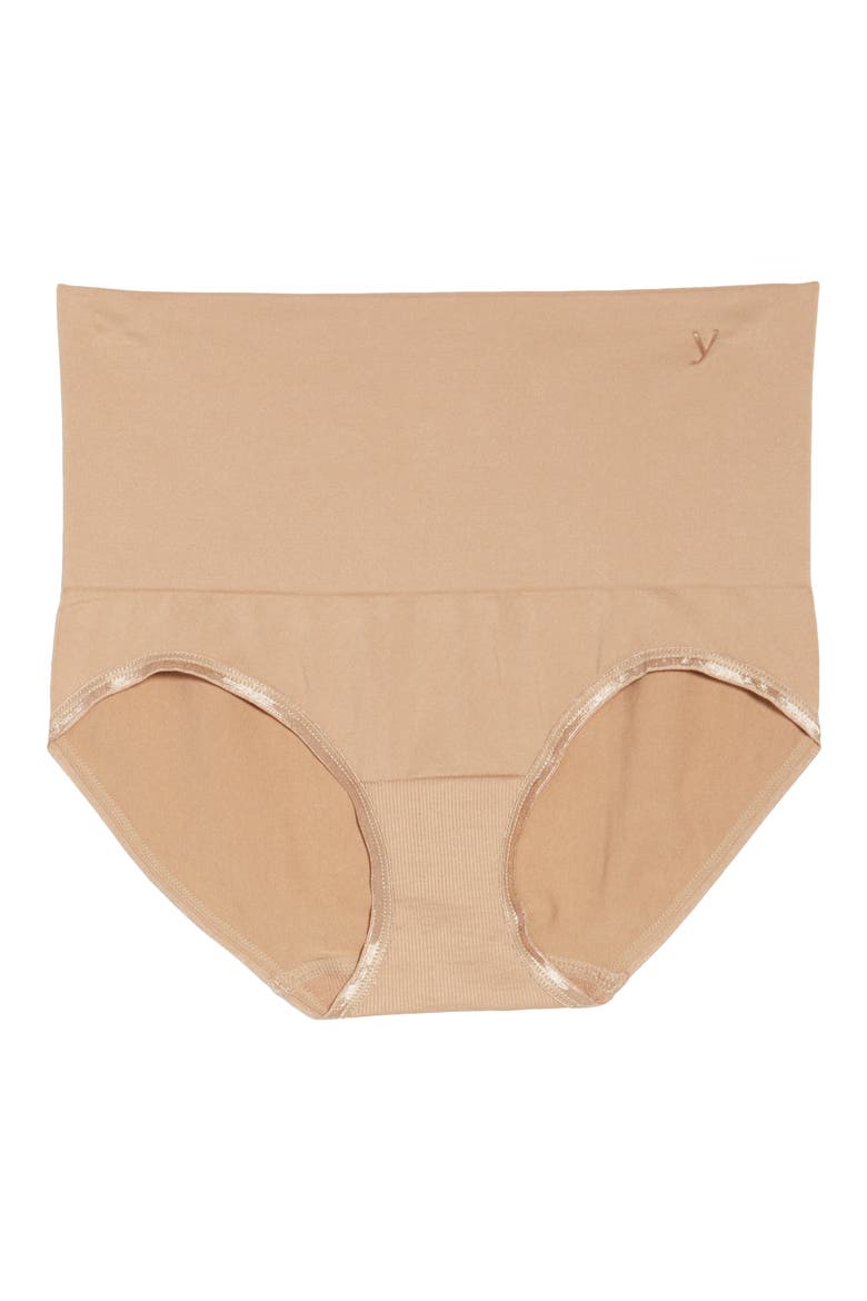Ultralight Seamless Shaping Briefs, Alternate, color, ALMOND