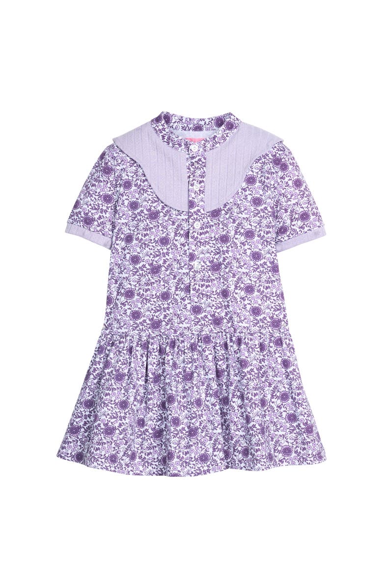 BISBY Kids' Western Floral Molly Dress, Main, color, Lavender Vine Floral