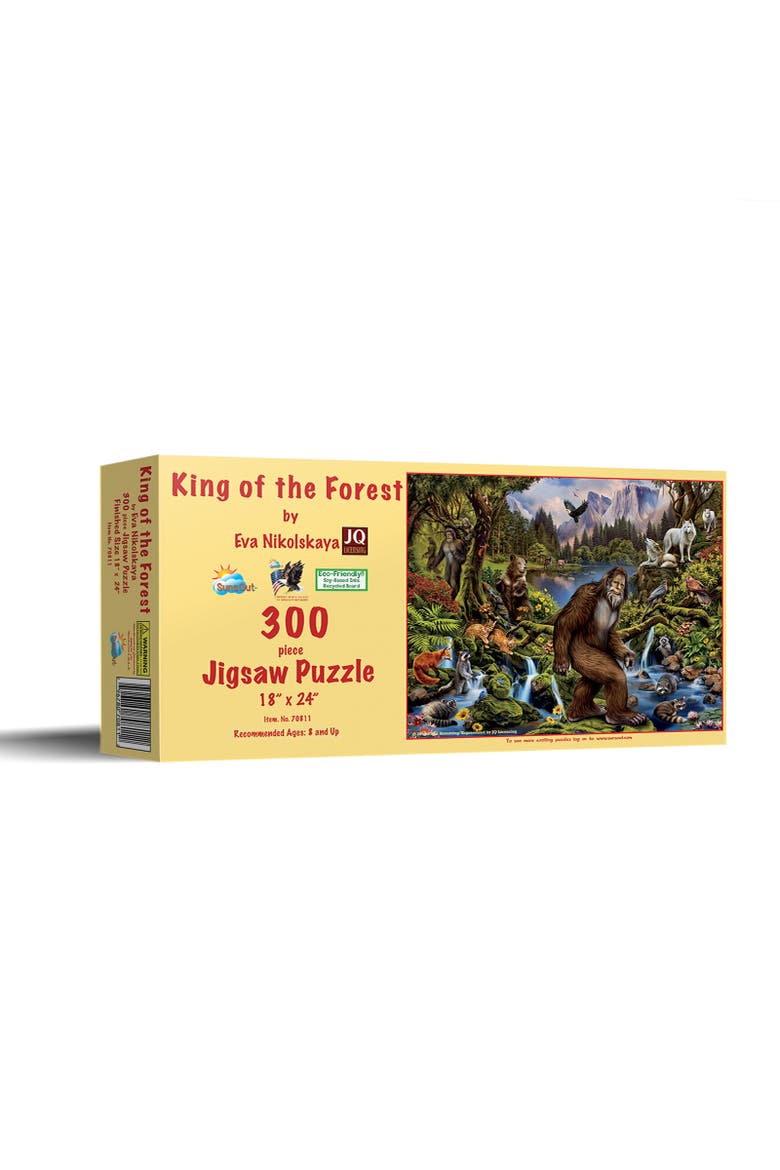 King of the Forest 300 piece Jigsaw Puzzle for Adults, Main, color, Multicolor