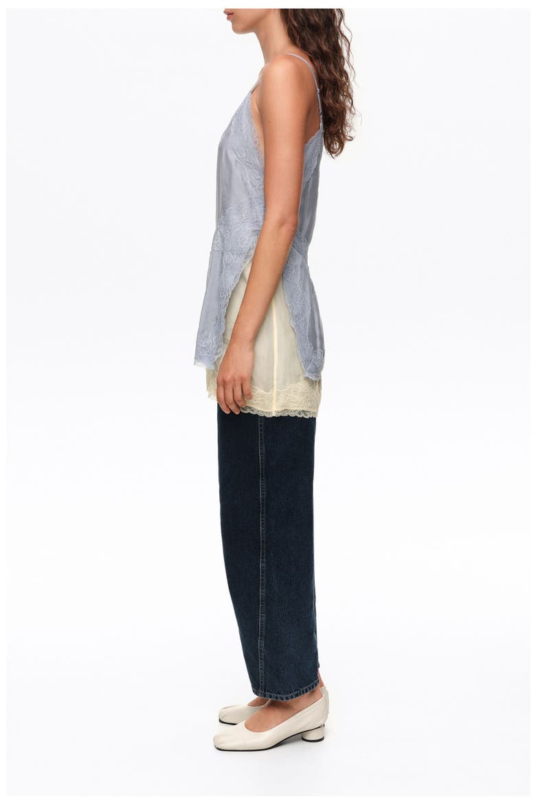 Lace Trim Slip Top, Alternate, color, LIGHT BLUE