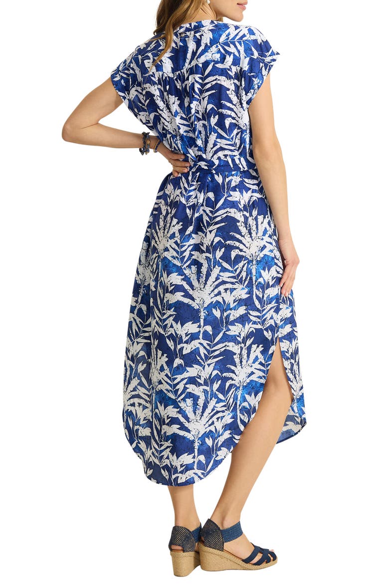 Coconut Cove Midi Shirtdress, Alternate, color, DRESS BLUES