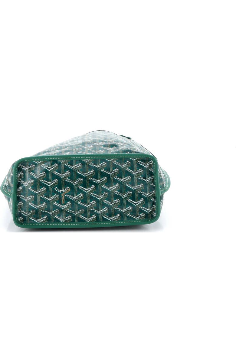 Pre-Owned Goyard Anjou Reversible Tote Coated Canvas Mini, Alternate, color, Green