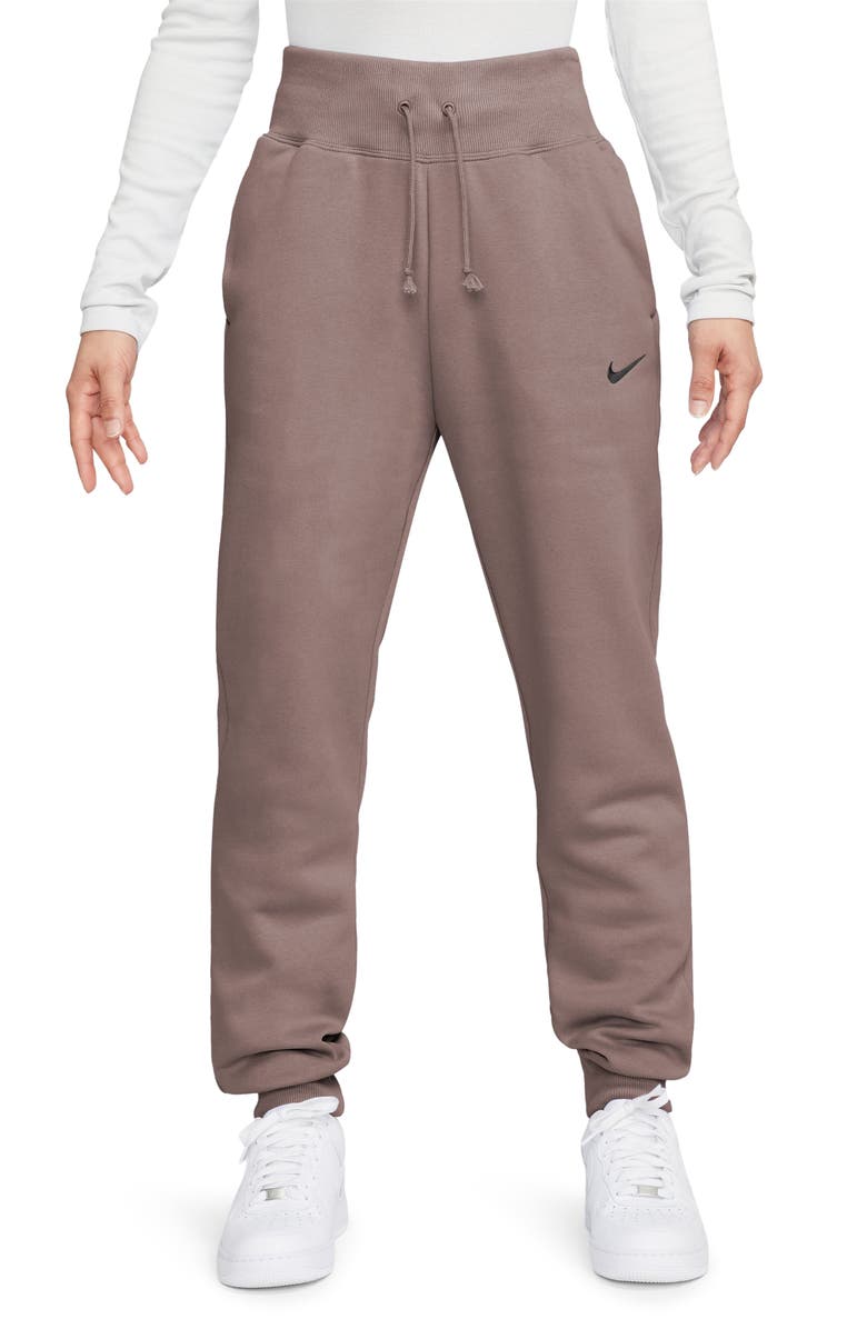 Nike Phoenix Fleece High Waist Joggers, Main, color, 