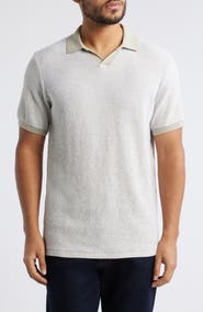 Robert Barakett Mission Hill Ombré Johnny Collar Polo