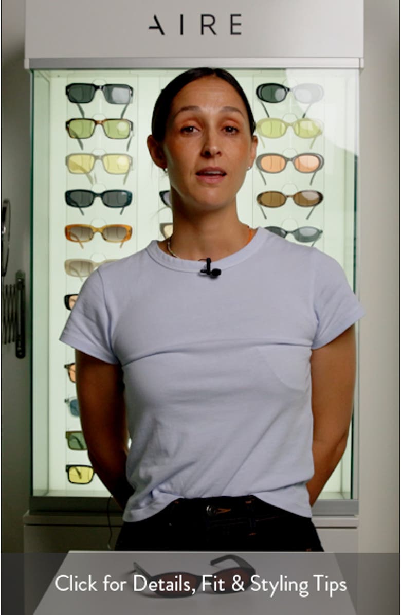 Caellum 52mm Oval Sunglasses, sales video thumbnail