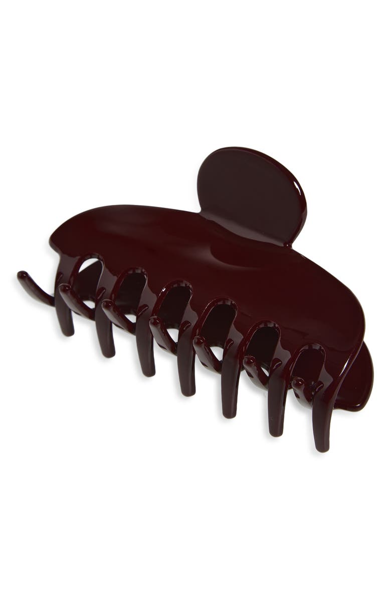 Tasha Resin Jaw Clip, Main, color, Red