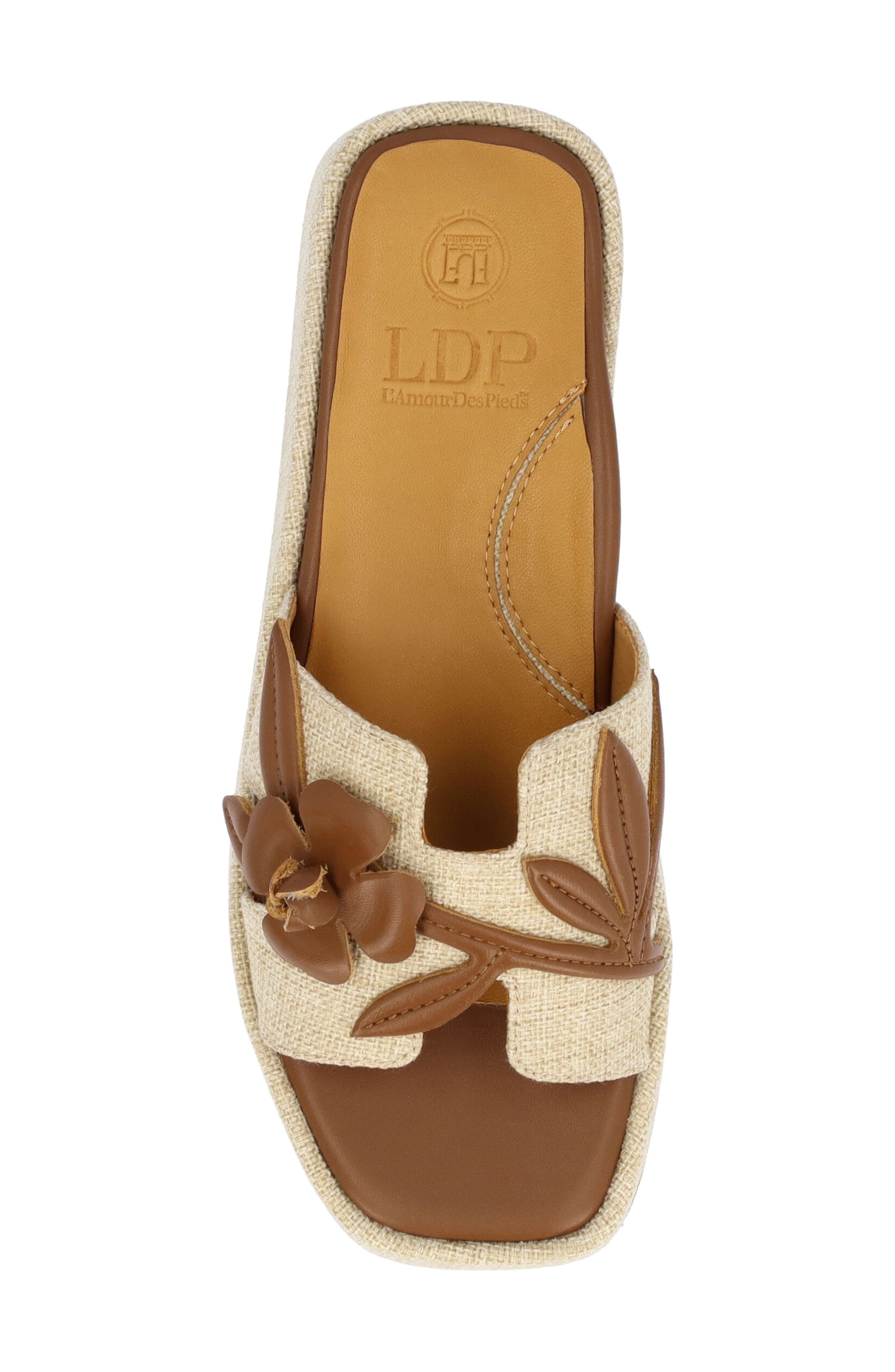 L'Amour des Pieds Aldara Slide Sandal, Alternate, color, Natural