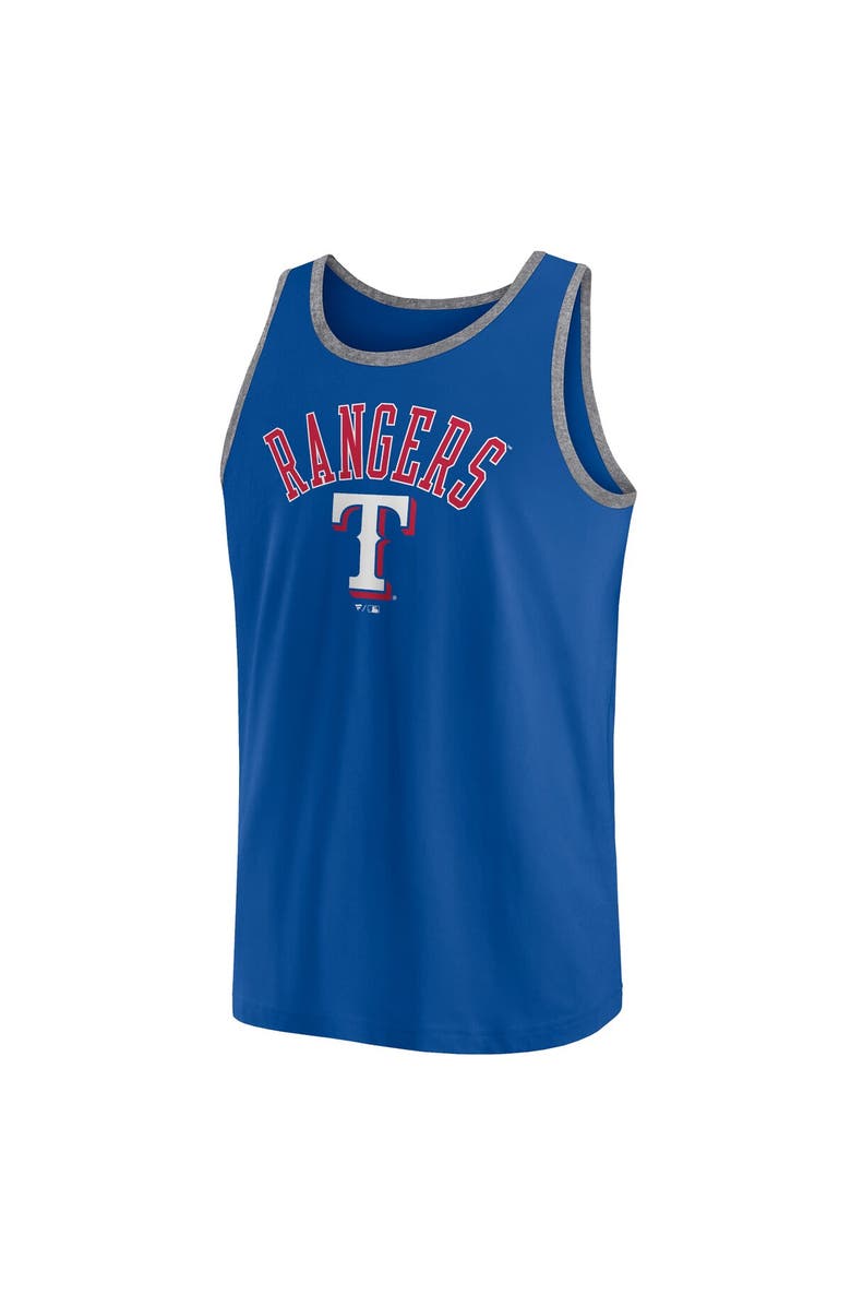 FANATICS Men's Fanatics Royal Texas Rangers Bet Tank Top, Alternate, color, Royal