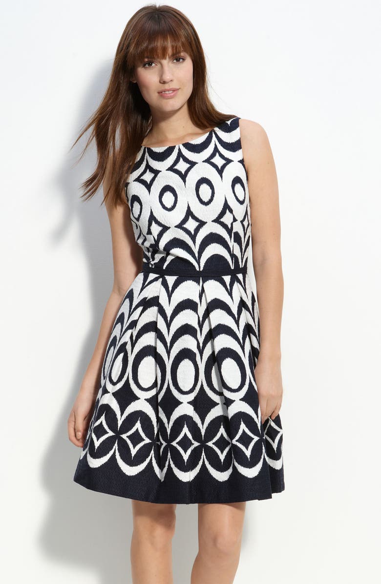 Taylor Dresses Jacquard Party Dress, Main, color, 