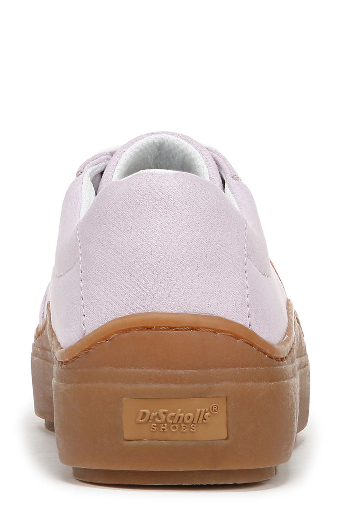 Dr. Scholl's Time Off Win Low Top Sneaker, Alternate, color, Lavender