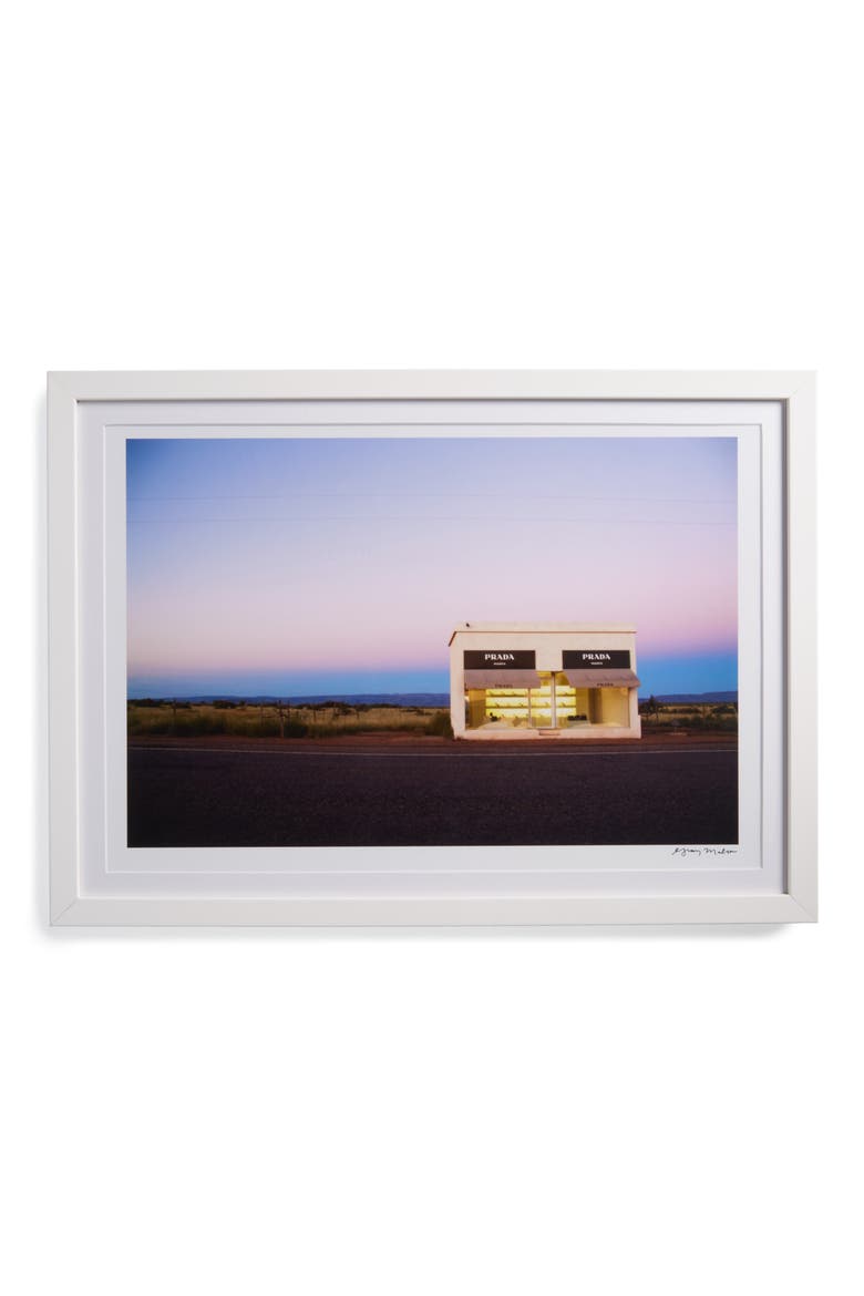 Dawn Framed Art Print, Main, color, BLUE