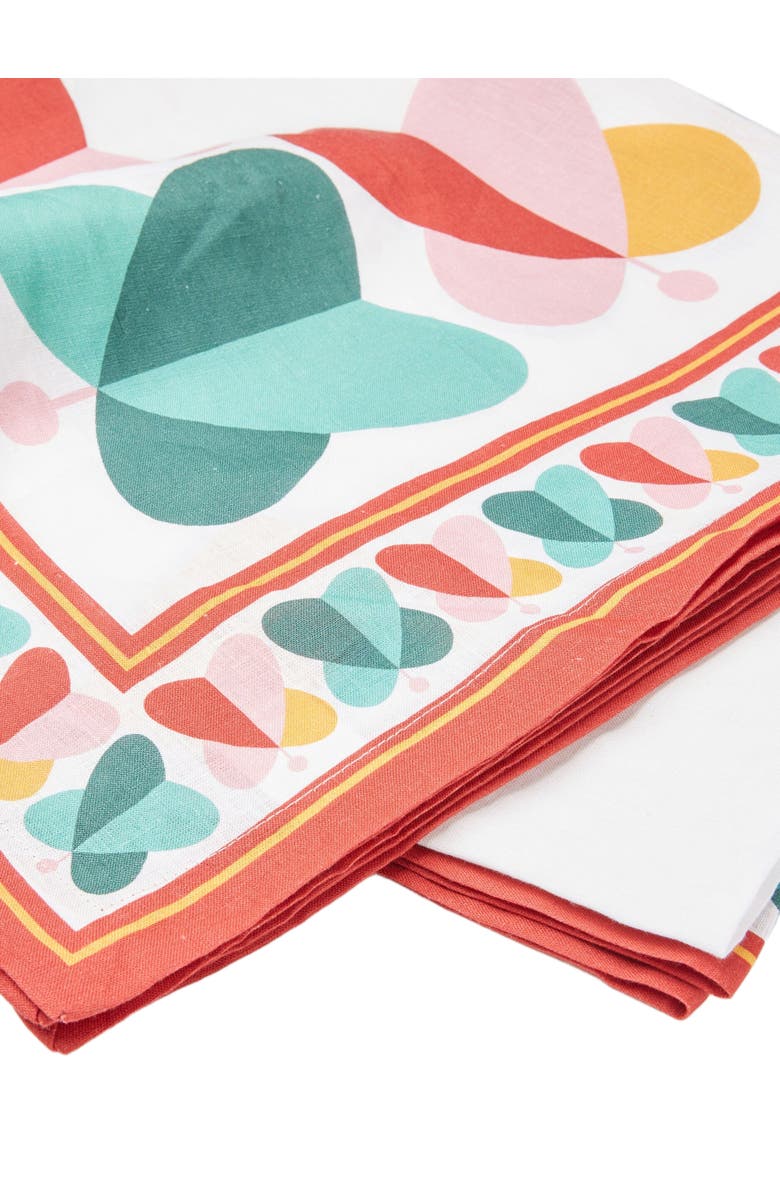 La DoubleJ Large Tablecloth (180X350) Farfalle Ring Multicolor, Alternate, color, Farfalle Ring Multicolor