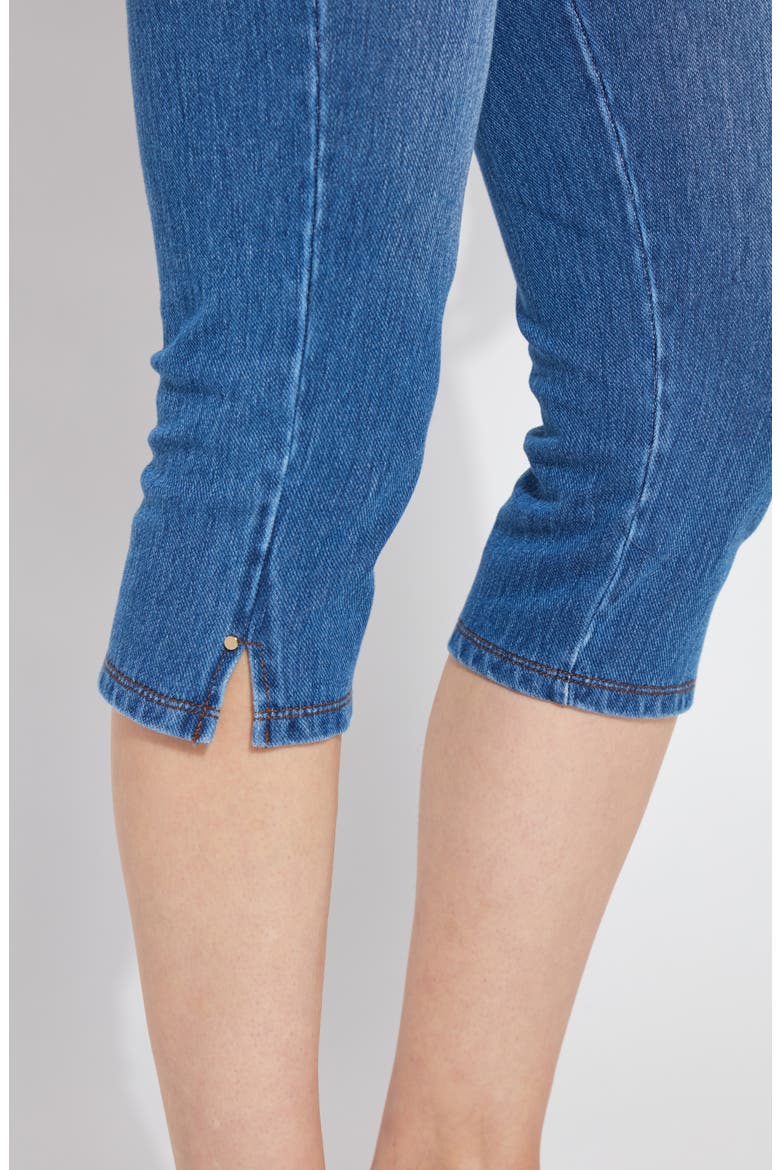 Granada High Waist Capri Jeans, Alternate, color, MID WASH