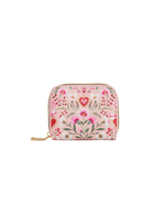 Fable England Penelope Floral Heart Small Purse