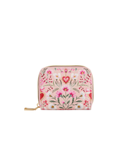 Fable England Penelope Floral Heart Small Purse