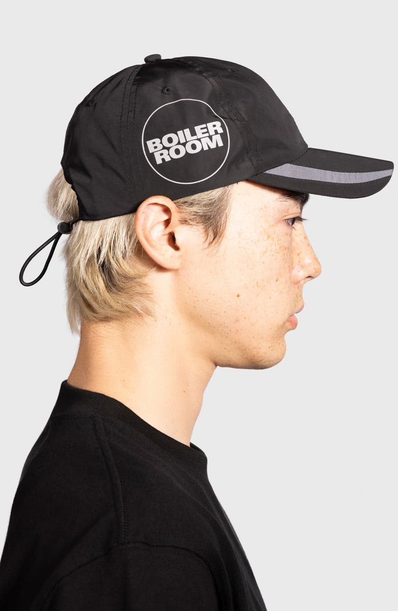PLEASURES x Boiler Room Sport Baseball Cap, Alternate, color, Black