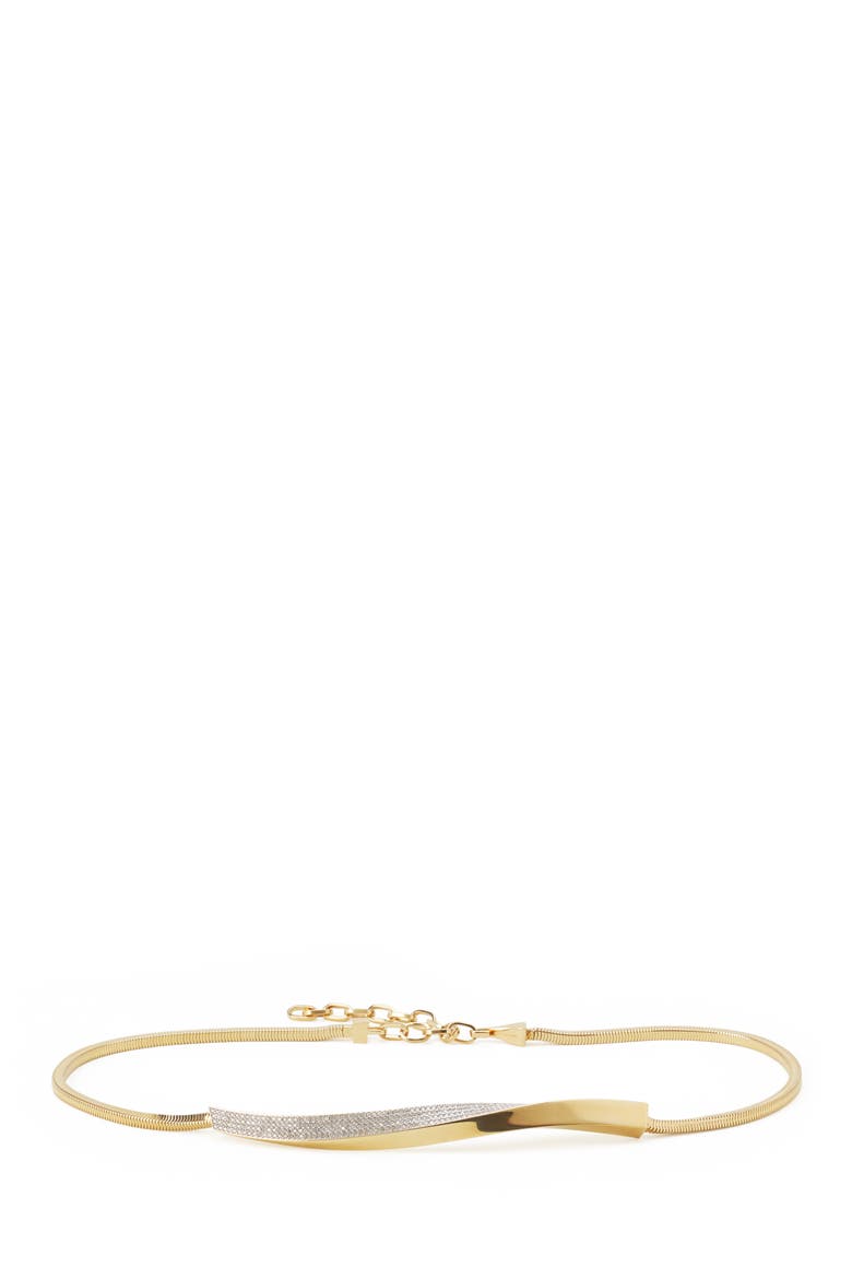 Twist Hip Belt, Main, color, Gold