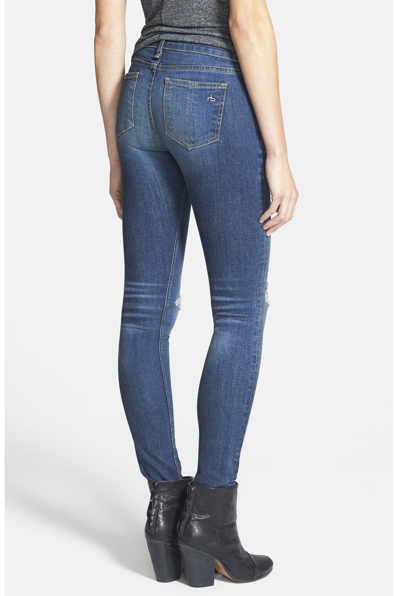 rag & bone/JEAN 'The Skinny' Stretch Jeans, Alternate, color, PACIFICO