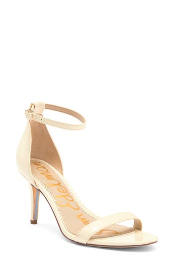 Sam Edelman Patti Ankle Strap Sandal In Modern Ivory
