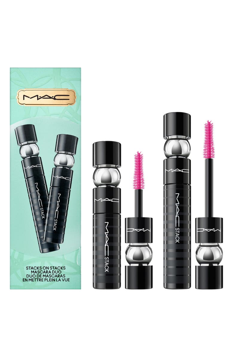MAC Cosmetics Stacks On Stacks Mascara Duo Set, Main, color,
