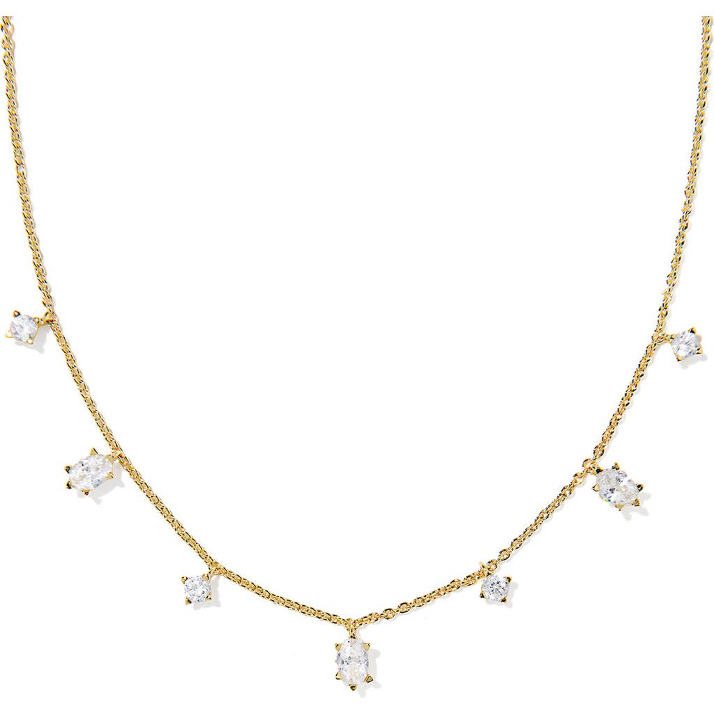 Kendra Scott Cailin Delicate Strand Necklace In Gold