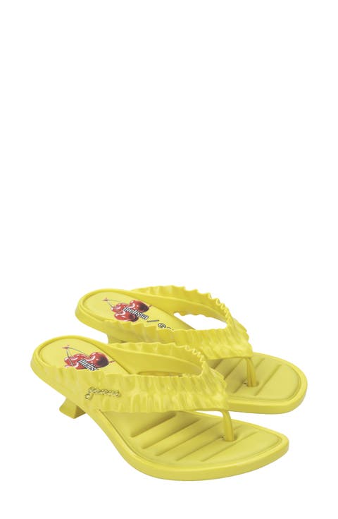 x Ganni Kitten Heel Flip Flop