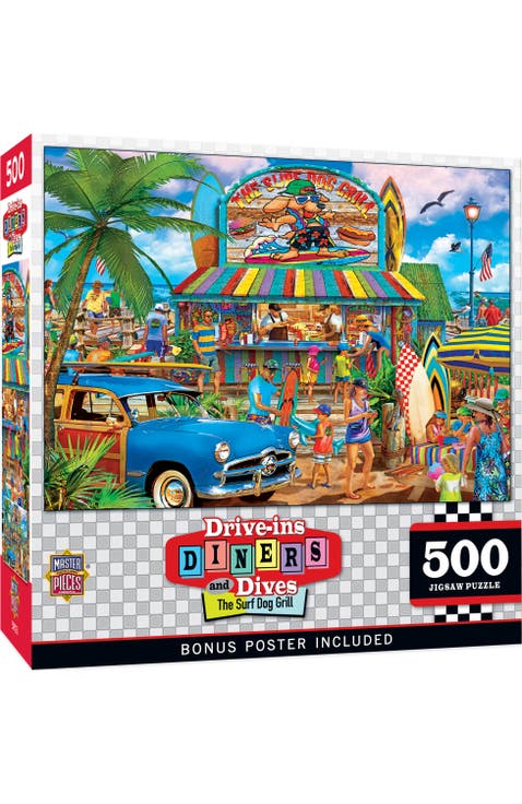The Surf Dog Grill 500 Piece Puzzle