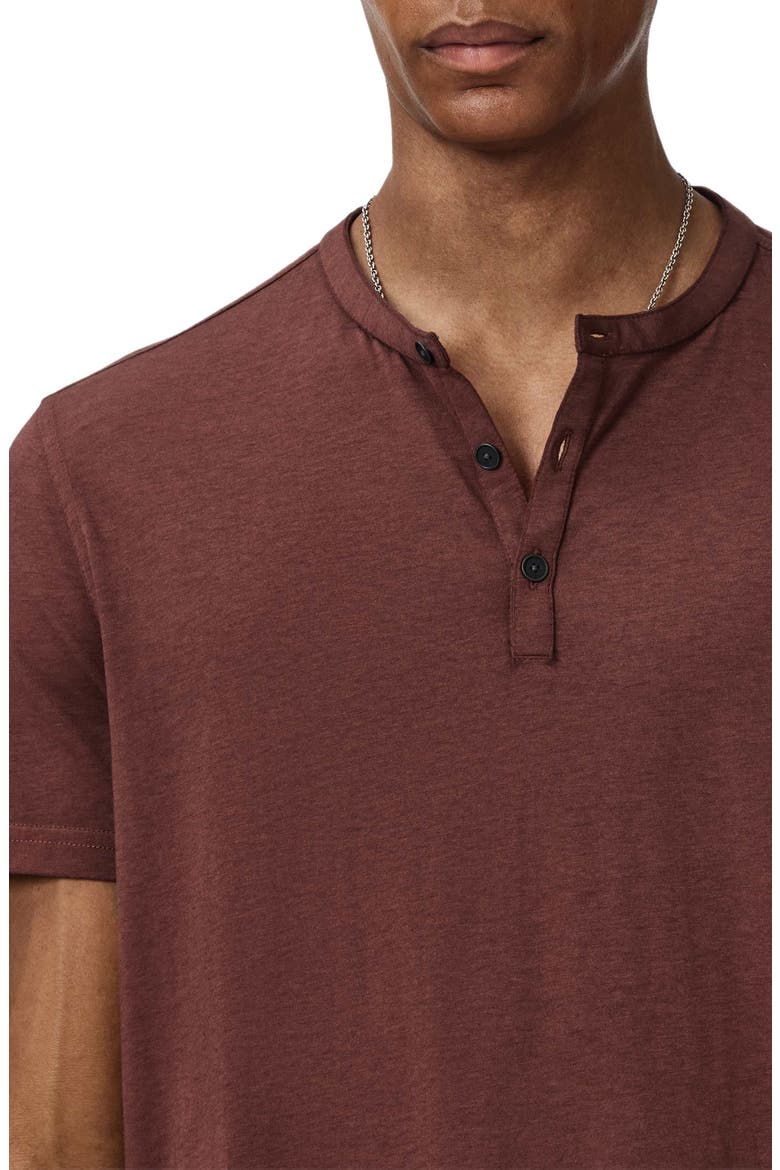 Duke Short Sleeve Henley, Alternate, color, MAUVEWOOD