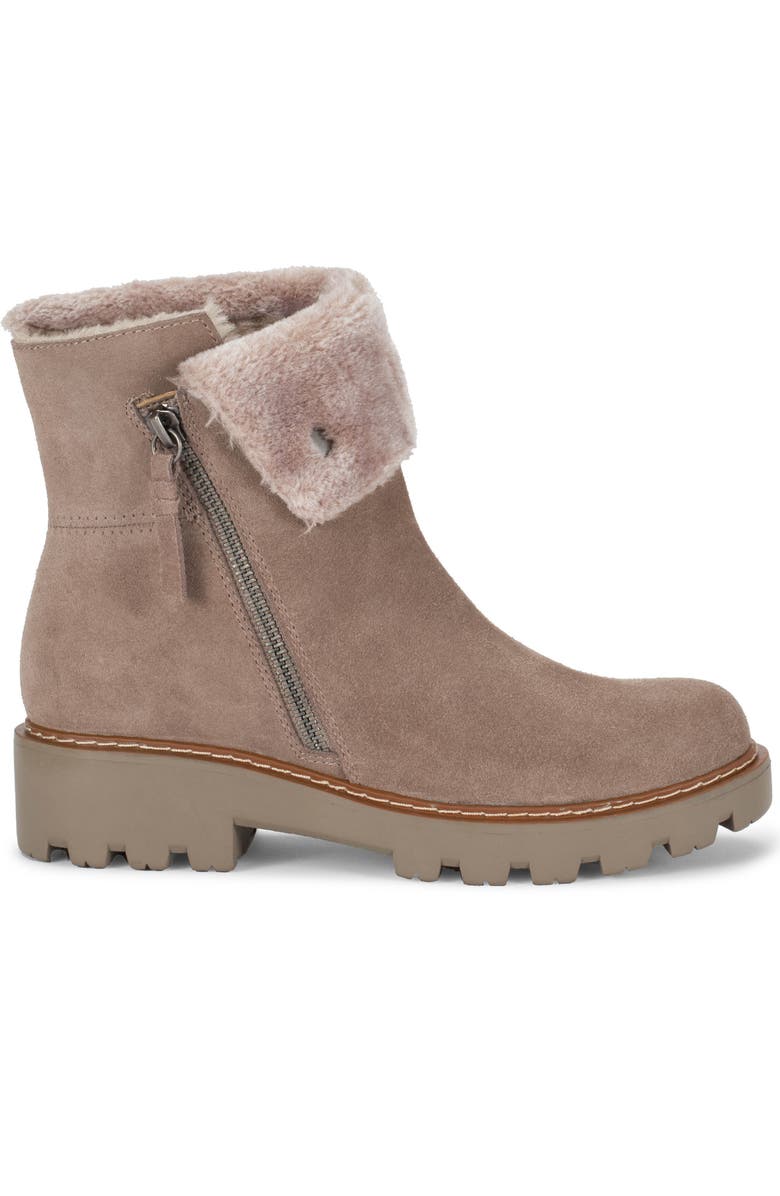 BARETRAPS Wyoming Water Resistant Faux Fur Boot, Alternate, color, Taupe Suede