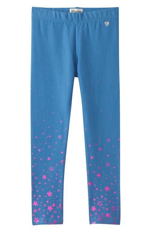 Hatley Kids' Star Sapphire Cozy Leggings In Blue