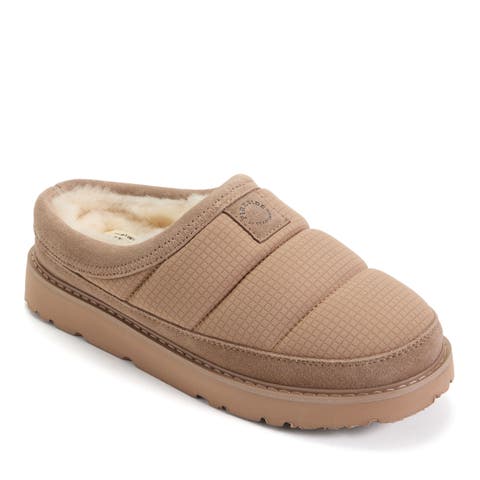 Fireside Greta Sport Nylon Puff Clog Water Resistant Slippers