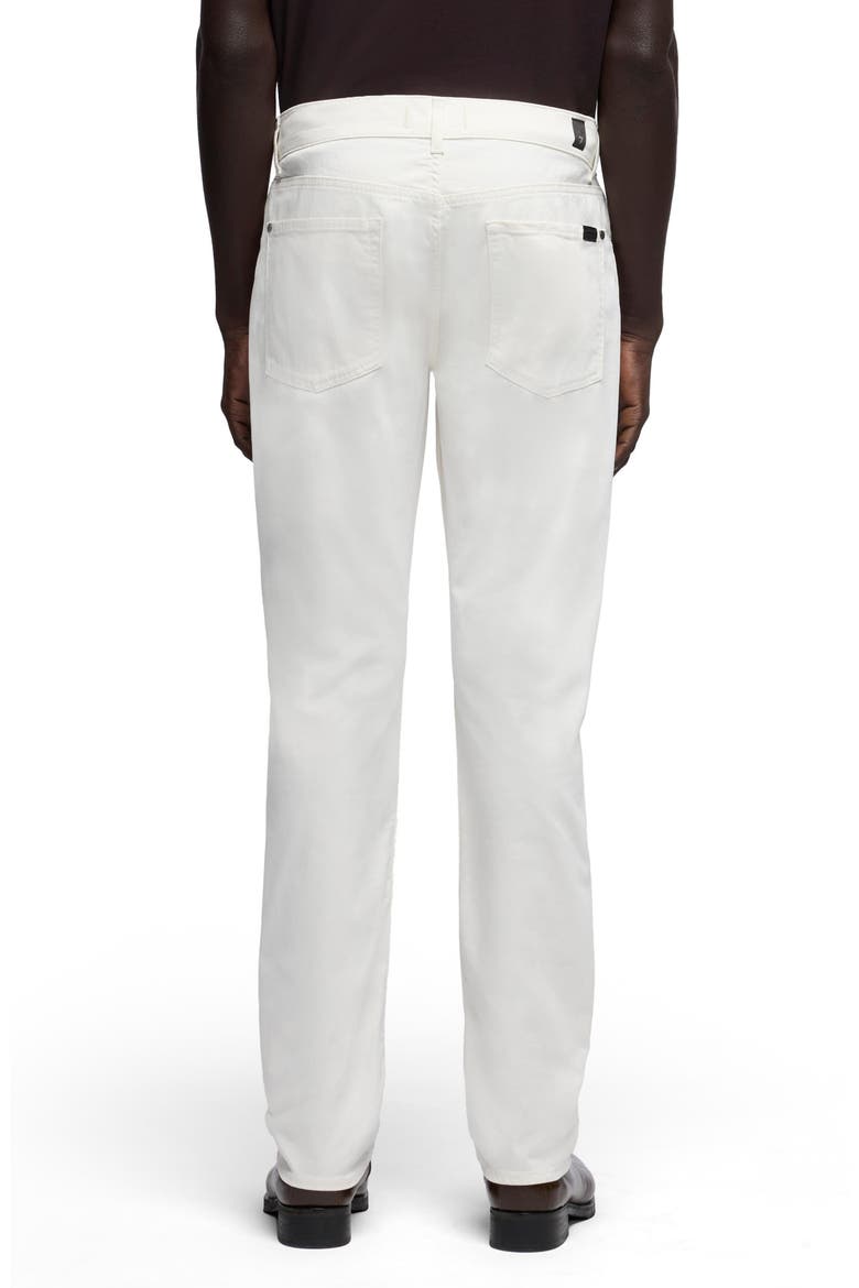 Comfort Sateen The Straight Leg Jeans, Alternate, color, CHALK