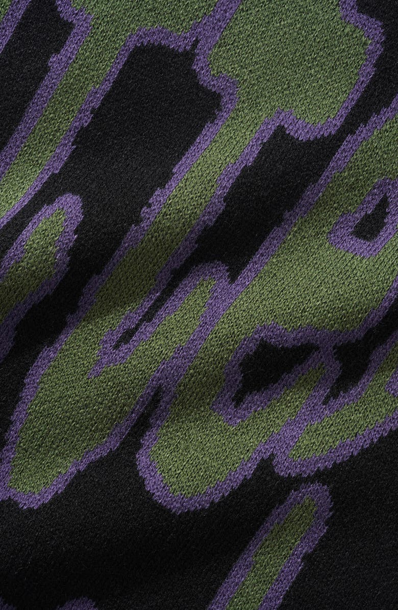 Butter Goods Frenzy Jacquard Graphic Crewneck Sweater, Alternate, color, 