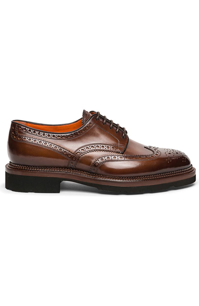 Santoni Emil Wingtip Derby, Alternate, color,