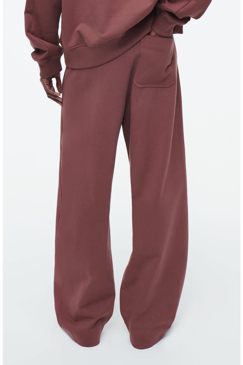 Organic Cotton Blend Barrel Leg Joggers, Alternate, color, BROWN MEDIUM DUSTY