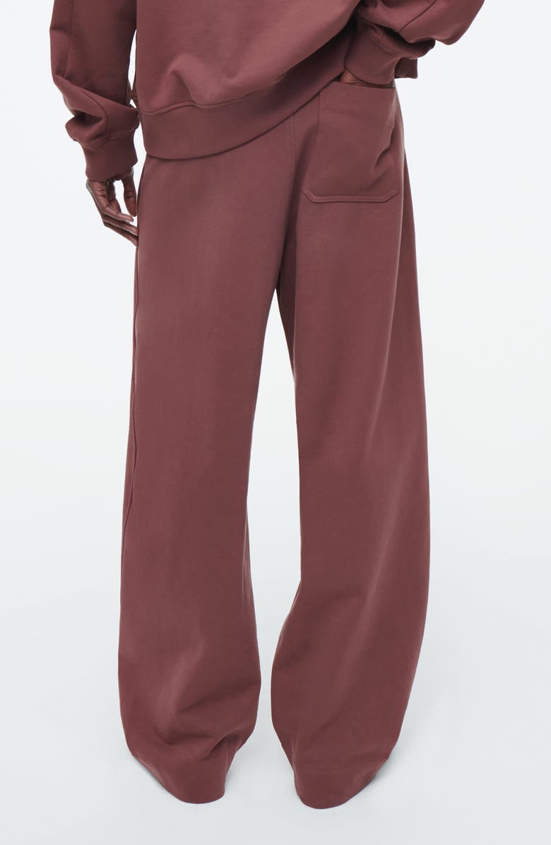 COS Organic Cotton Blend Barrel Leg Joggers, Alternate, color, 