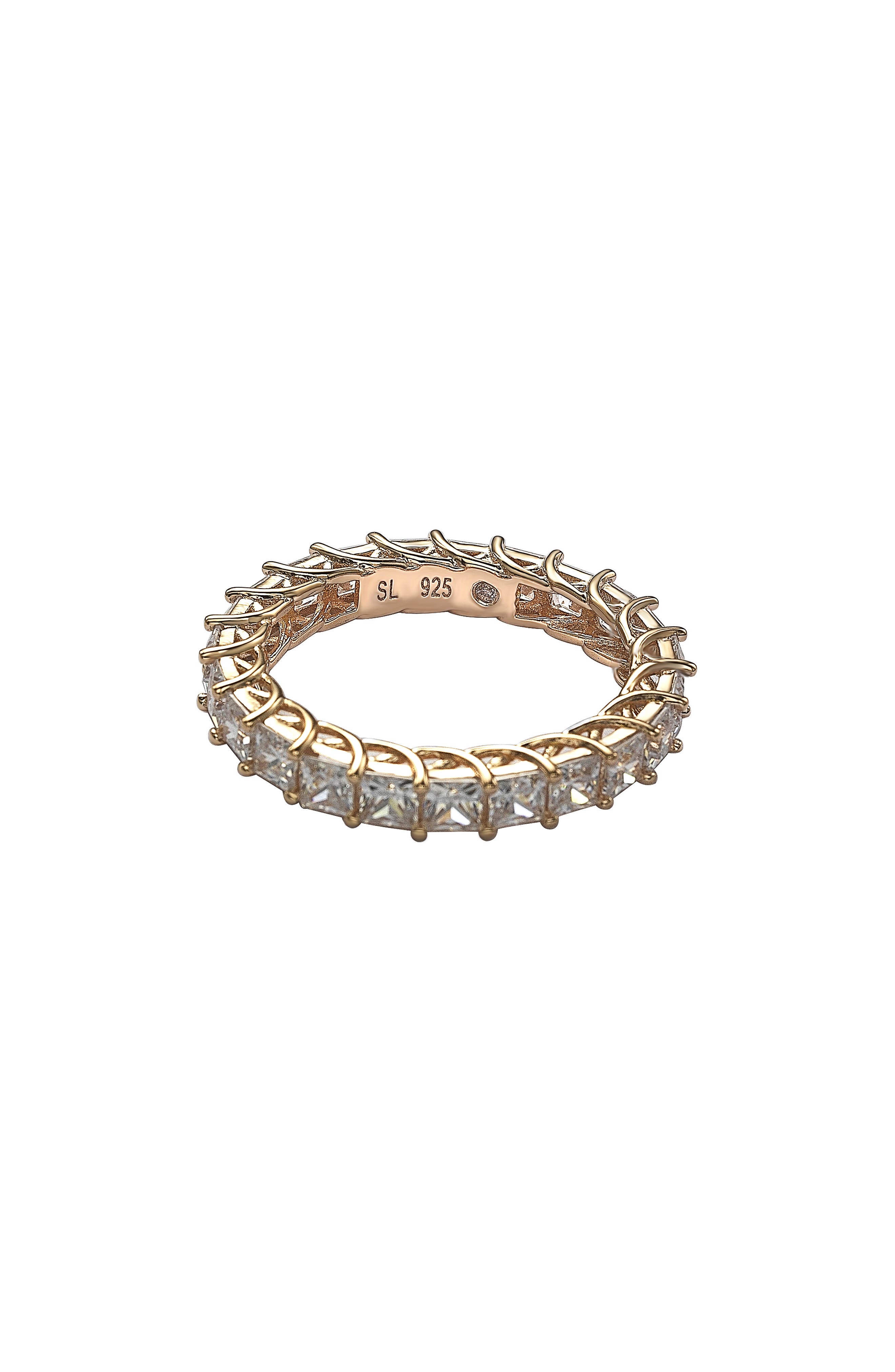 SUZY LEVIAN Square Cut CZ Eternity Ring (Women) | Nordstromrack