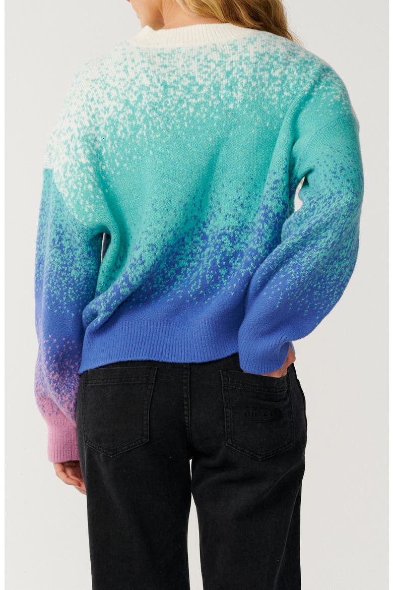 Bossa Nova Gradient Sweater, Alternate, color, OCEAN