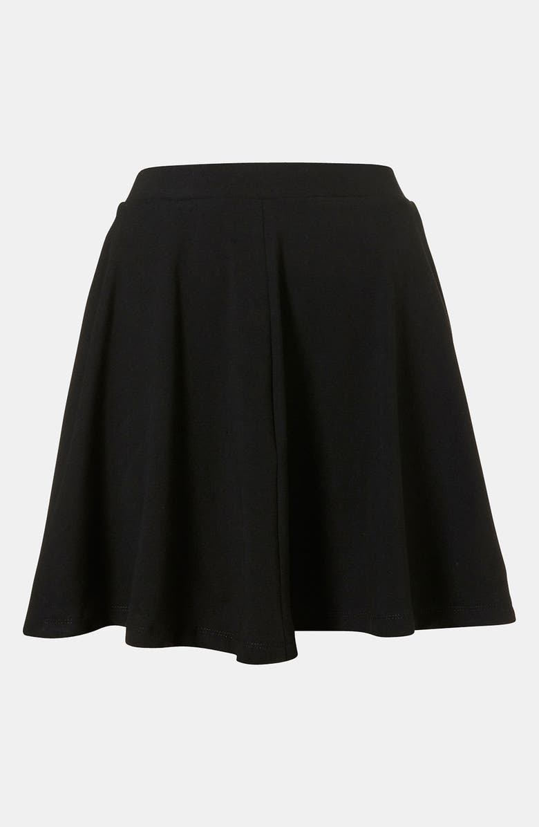 Topshop 'Andie' Skater Skirt, Main, color, 